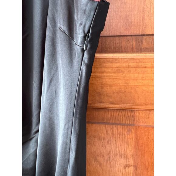 NWT Retrofête Women's Sab Halter Satin Maxi Dress Sleeveless Black Size XS - Picture 8 of 16